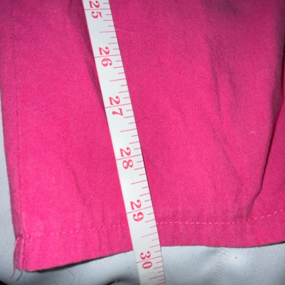 Vintage Justin Allen Pink Pants Tapered Leg High Waist Size 13/14 - Picture 6 of 7